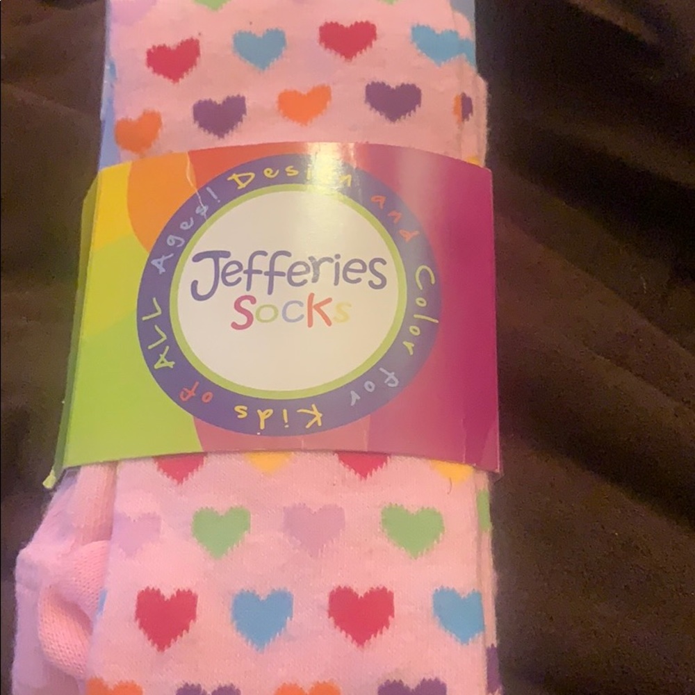 New Jefferies Sock girls tights  6-8 Pink NWT